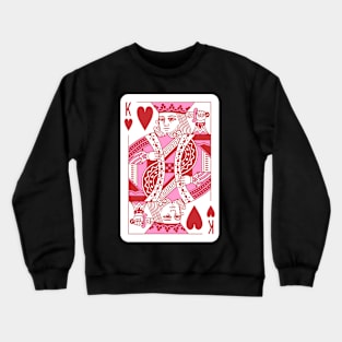 King of Hearts Valentines Day Matching Couple Ver.2 Crewneck Sweatshirt